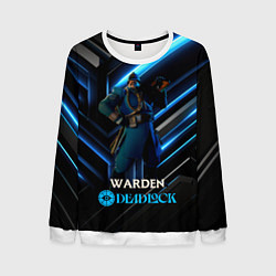 Свитшот мужской Deadlock Warden, цвет: 3D-белый