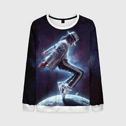 Мужской свитшот Michael Jackson on the moon