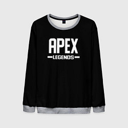 Мужской свитшот Apex legends logo white