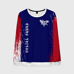 Мужской свитшот Velial squad - red abstract