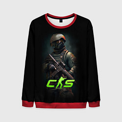 Свитшот мужской CS counter terrorist, цвет: 3D-красный