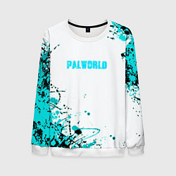 Свитшот мужской Palworld краски, цвет: 3D-белый
