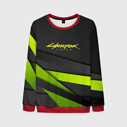 Мужской свитшот Cyberpunk 2077 stripes line
