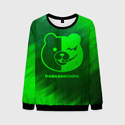 Свитшот мужской Danganronpa - green gradient, цвет: 3D-черный