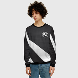 Свитшот мужской BMW sport line geometry steel, цвет: 3D-черный — фото 2
