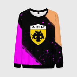 Мужской свитшот AEK fc geometry splash