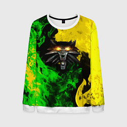 Мужской свитшот The Witcher in fire