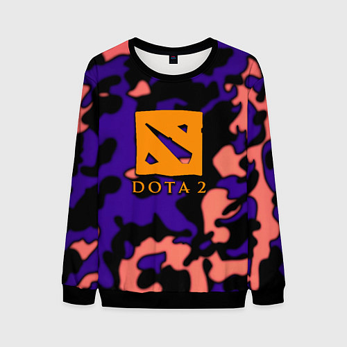 Мужской свитшот DOTA 2 камуфляж / 3D-Черный – фото 1