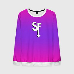 Мужской свитшот Sally Face neon gradient