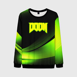 Мужской свитшот Doom абстракция кислотная