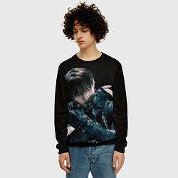 Свитшот мужской Stray Kids Bang Chan Giant concept, цвет: 3D-черный — фото 2