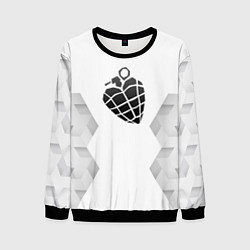 Свитшот мужской Green Day white poly, цвет: 3D-черный