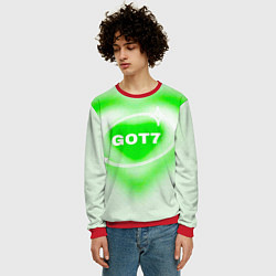 Свитшот мужской Got7 сердце, цвет: 3D-красный — фото 2