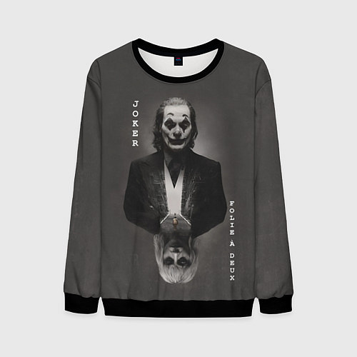 Мужской свитшот Folie a Deux / 3D-Черный – фото 1