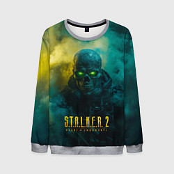 Свитшот мужской Stalker 2 скелет в форме, цвет: 3D-меланж