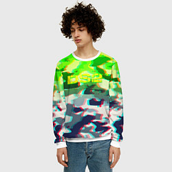 Свитшот мужской Death stranding камуфляж, цвет: 3D-белый — фото 2