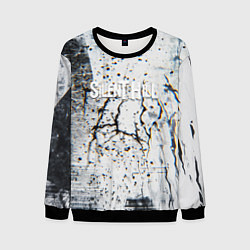 Мужской свитшот Silenthill текстура глитч