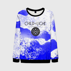 Мужской свитшот Child of Light брызги красок