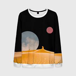 Свитшот мужской Arrakis sandworm Dune, цвет: 3D-белый