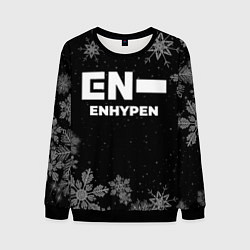 Свитшот мужской Снежный Enhypen, цвет: 3D-черный