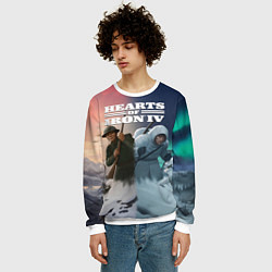 Свитшот мужской Hearts of Iron IV arms against tyranny, цвет: 3D-белый — фото 2