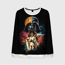 Свитшот мужской Звездные войны, цвет: 3D-белый