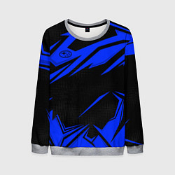 Свитшот мужской Субару - синий, цвет: 3D-меланж