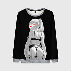 Свитшот мужской Frieren sexy - Sousou no frieren, цвет: 3D-меланж