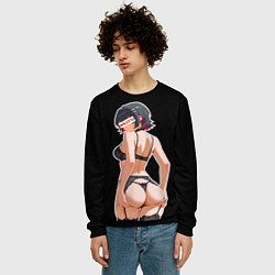 Свитшот мужской Sexy Ellen Joe - Zenless zone zero, цвет: 3D-черный — фото 2