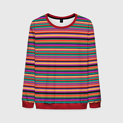 Свитшот мужской Разноцветье, цвет: 3D-красный