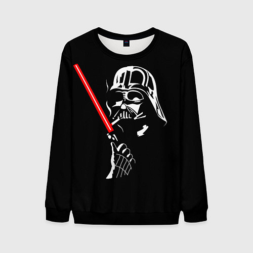 Мужской свитшот Дарт Вейдер зажигалка / 3D-Черный – фото 1