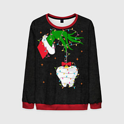 Мужской свитшот Гринч похищает у зубной феи