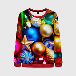 Мужской свитшот Новогодние украшения
