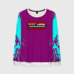 Мужской свитшот Tekken краски неон
