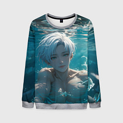 Мужской свитшот Парень в бассеине