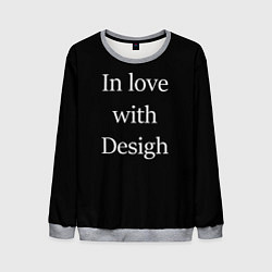 Мужской свитшот In love with Design