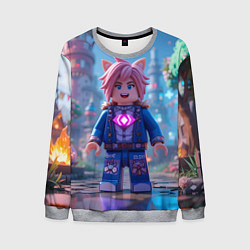 Мужской свитшот Roblox pink hair