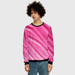 Свитшот мужской Розовый пластик, цвет: 3D-черный — фото 2