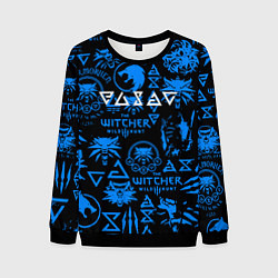 Мужской свитшот The Witcher logo pattern