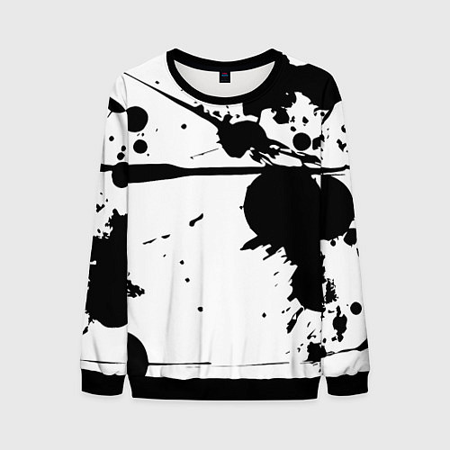 Мужской свитшот Art blots - vanguard / 3D-Черный – фото 1
