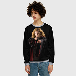 Свитшот мужской Hermione Jean Granger, цвет: 3D-меланж — фото 2