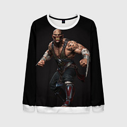 Свитшот мужской Mortal kombat - baraka, цвет: 3D-белый
