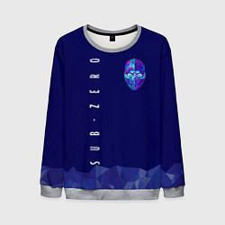 Свитшот мужской Mortal Kombat - Саб-Зиро, цвет: 3D-меланж