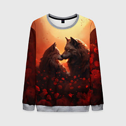 Мужской свитшот Волчья страсть