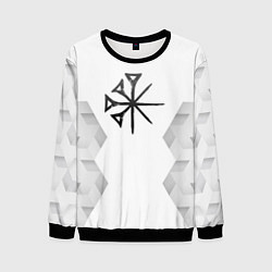 Свитшот мужской Nightwish white poly, цвет: 3D-черный
