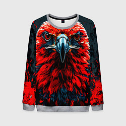 Свитшот мужской Атланта Хокс красный орел, цвет: 3D-меланж