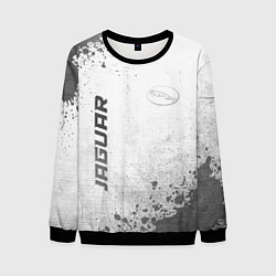 Свитшот мужской Jaguar - white gradient вертикально, цвет: 3D-черный