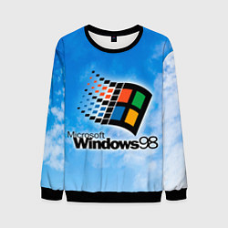 Мужской свитшот Mindows 98 logo