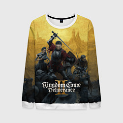 Свитшот мужской Сражение Kingdom come 2 deliverance, цвет: 3D-белый