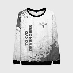 Свитшот мужской Tokyo Revengers - white gradient вертикально, цвет: 3D-черный